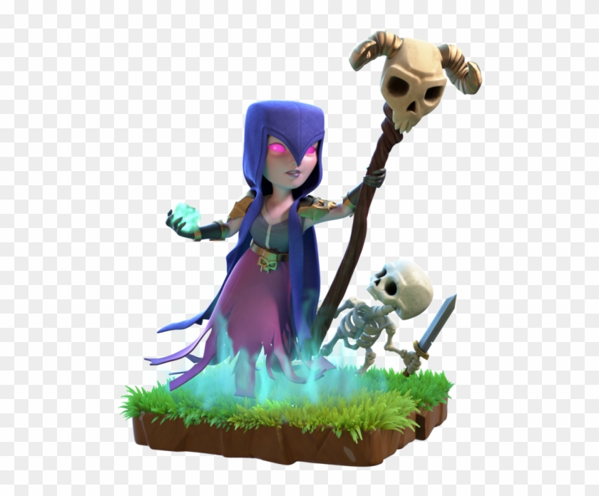 Clash Of Clans Witch Png - Bruxa Do Clash Royale Clipart #484406