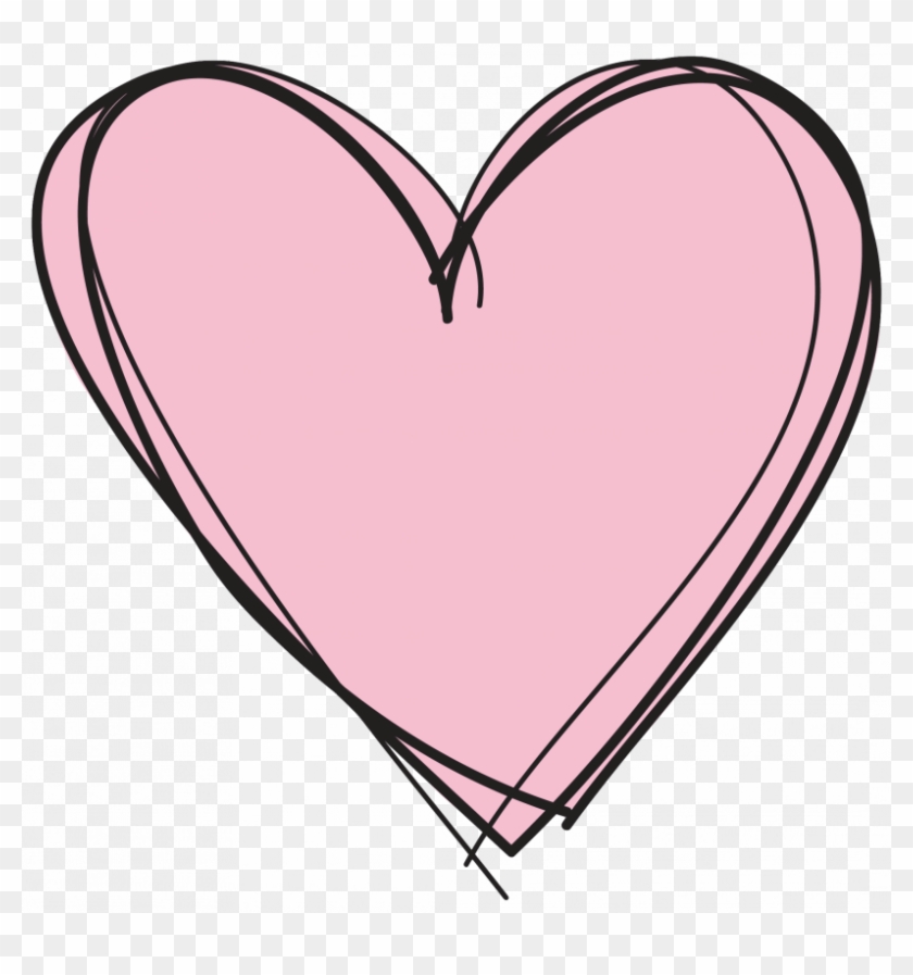 Pink Heart Clipart No Background - Transparent Background Heart Clipart - Png Download #484407
