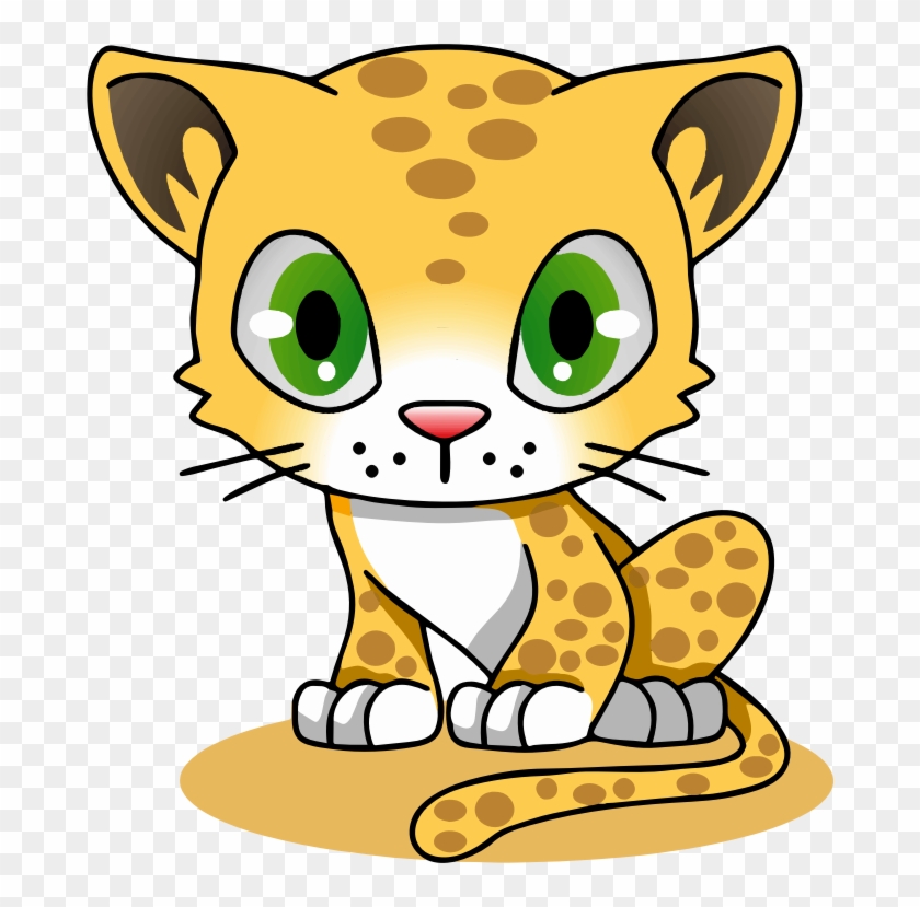 Download Medium Image - Amur Leopard Cartoon Clipart Png Download - PikPng