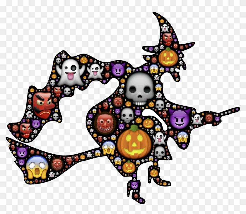 This Free Icons Png Design Of Colorful Halloween Witch Clipart #484616