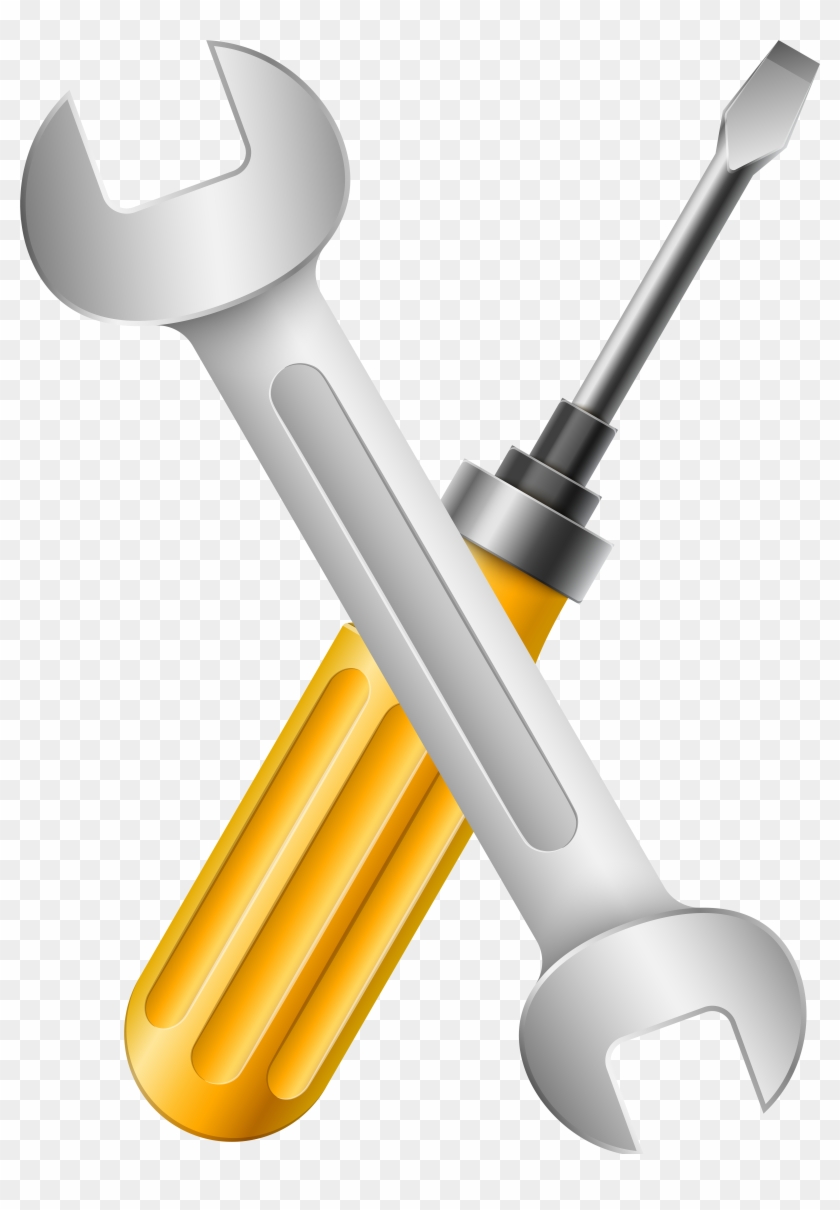 Wrench And Screwdriver Png Clip Art Image - Screw Driver Clip Art Transparent Png