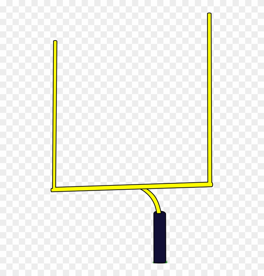 28 Collection Of American Football Goal Clipart - Field Goal Post Png Transparent Png