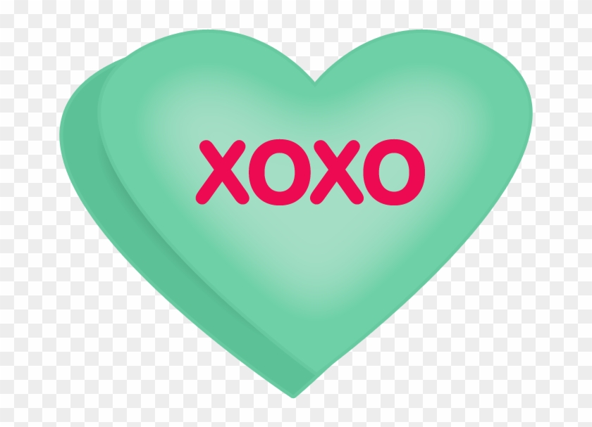 Clip Library Stock Conversation - Candy Heart Clip Art - Png Download