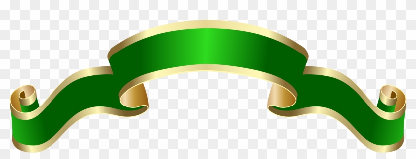 Green Ribbon Banner Png Clipart