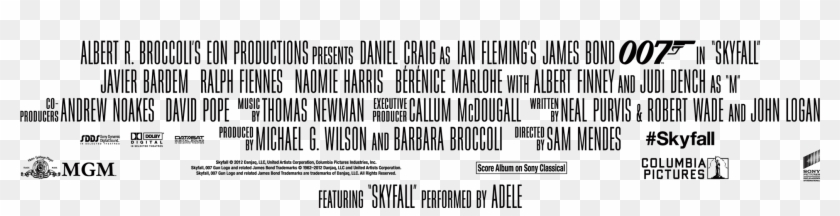 Film Poster Template - Book Credits Png Clipart