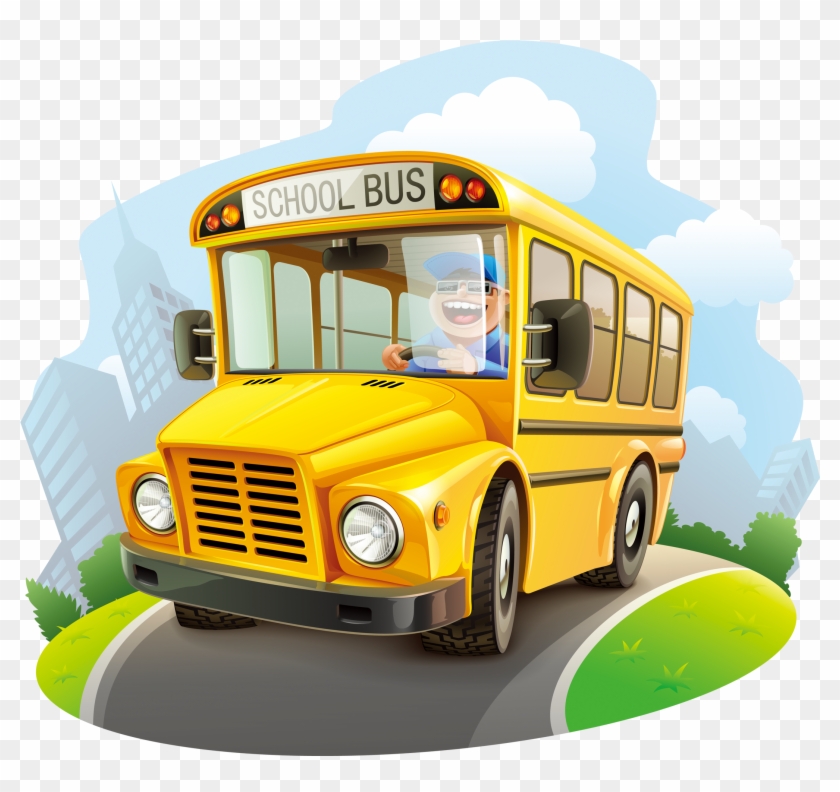 2362 X 2362 12 - School Bus Vector Png Clipart