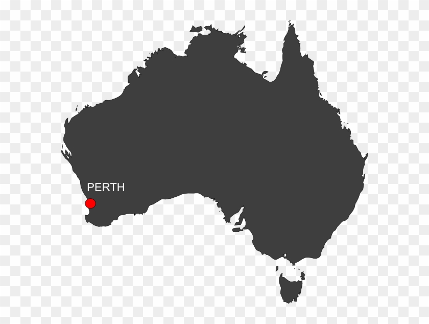 Small - Australia Map Vector Png Clipart #485995