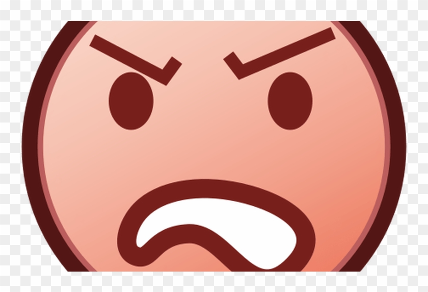 Svg Angry Emoji Faces - Circle Clipart #486290