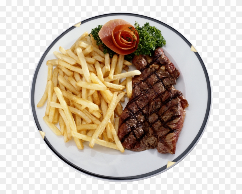 Steak And Potatoes - Do They Eat In Romania Clipart #486317