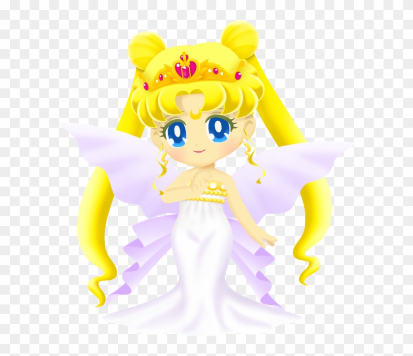 Sailor Moon Clipart Salor - Princesa Serenity Sailor Moon Chibi - Png Download #486535