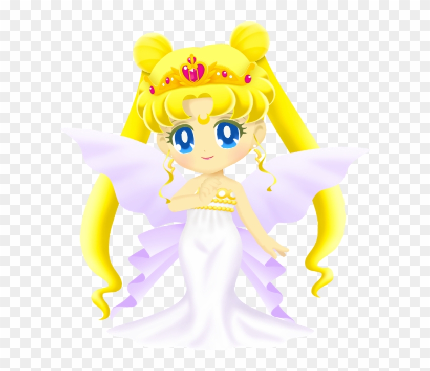 Sailor Moon Clipart Salor - Princesa Serenity Sailor Moon Chibi - Png Download