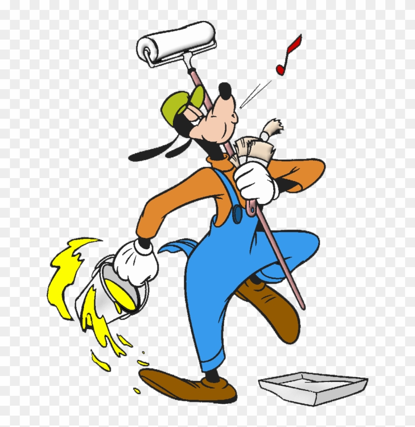 Cross-stitch - Goofy Paint Clipart #486563