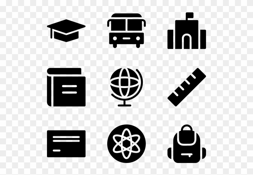 School - Icons Dashboard Clipart #486604