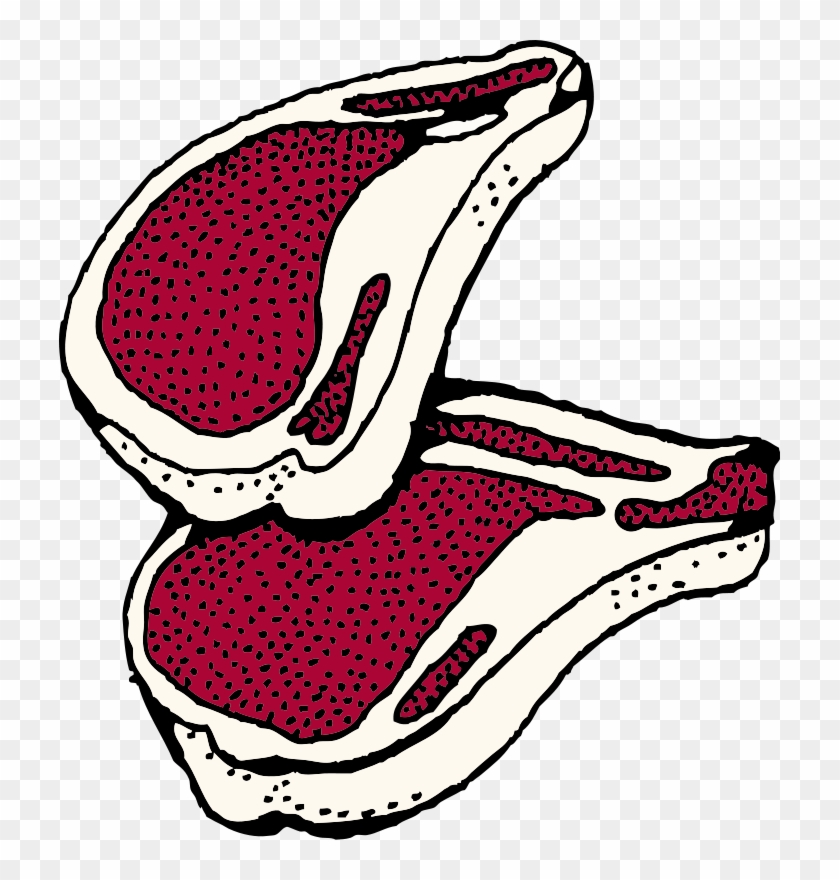 Steak 2 Image Free Download Png Clipart - Chuleta De Cerdo Dibujo Transparent Png