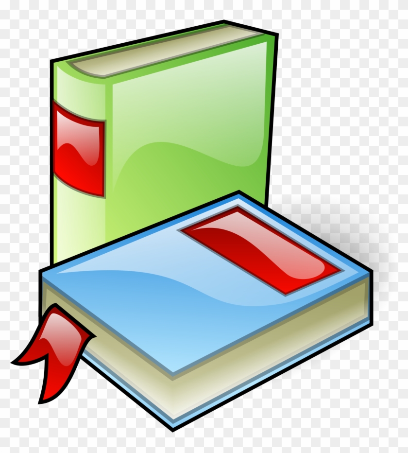 Open - Two Books Clipart