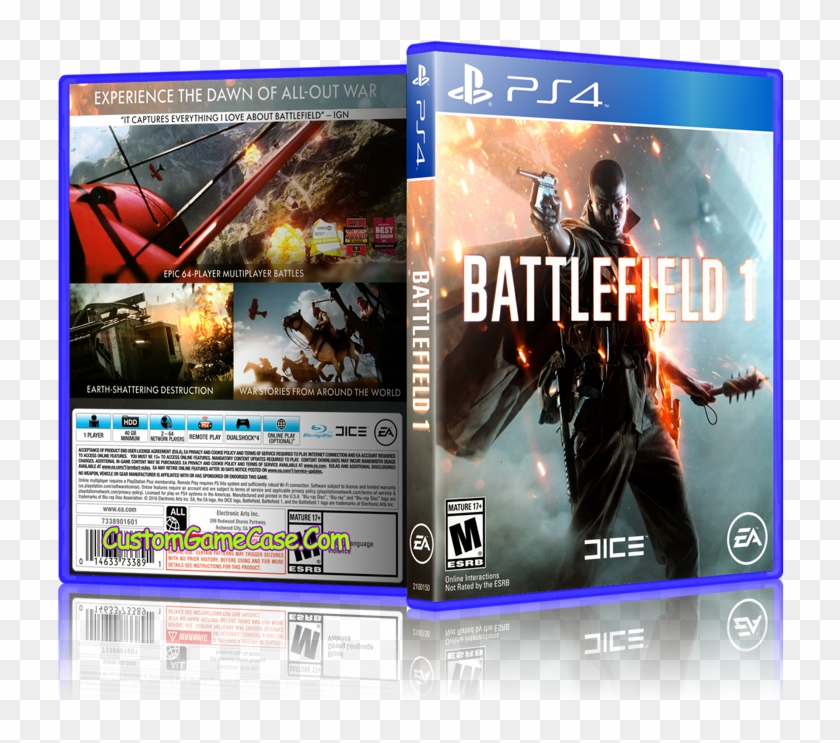 Sony Playstation 4 Ps4 - Battlefield 1 Clipart