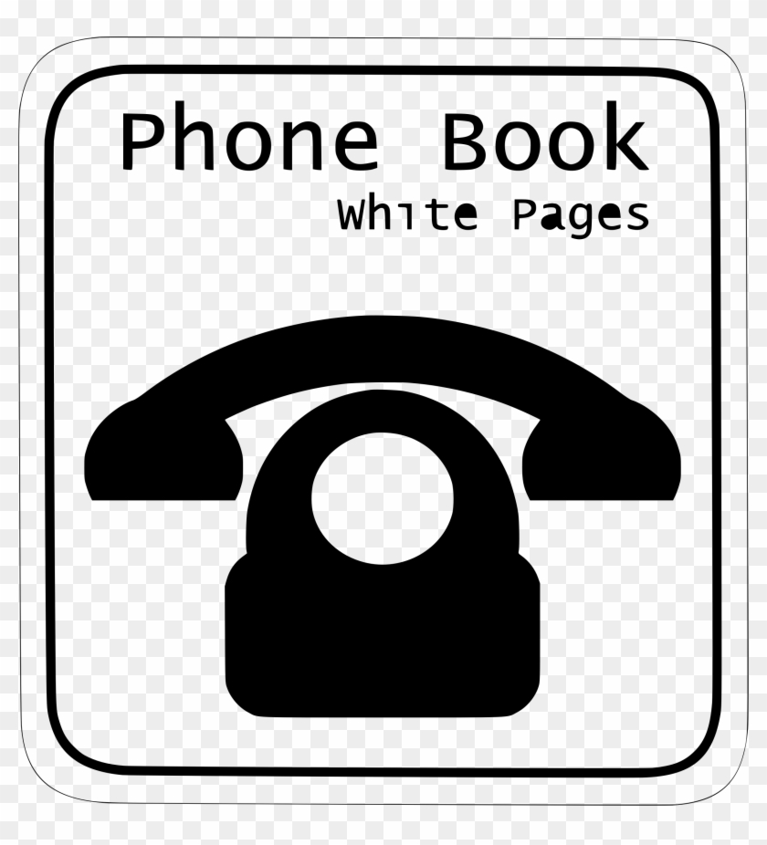 This Free Icons Png Design Of White Pages Phone Book Clipart #486710