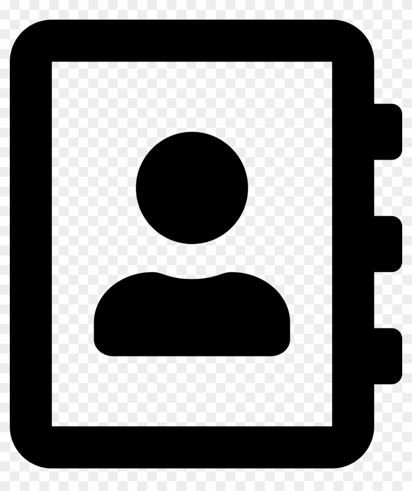 Address Book Icon Png - Address Book Font Awesome Clipart #486837