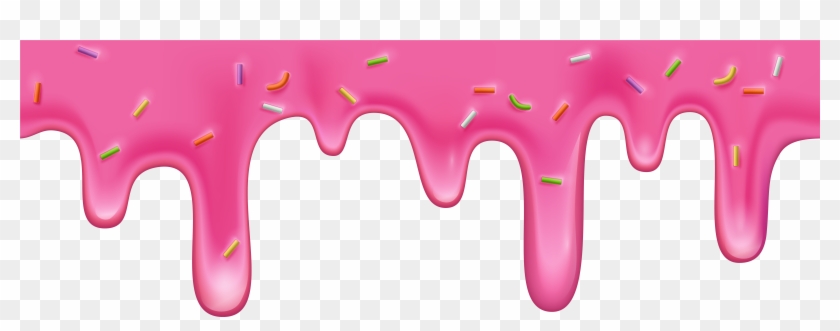 Transparent Cream Dripping Clipart