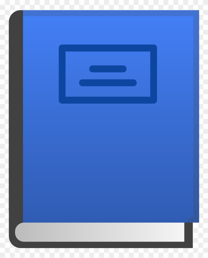 Blue Book Icon - Blue Book Emoji Png Clipart #487152