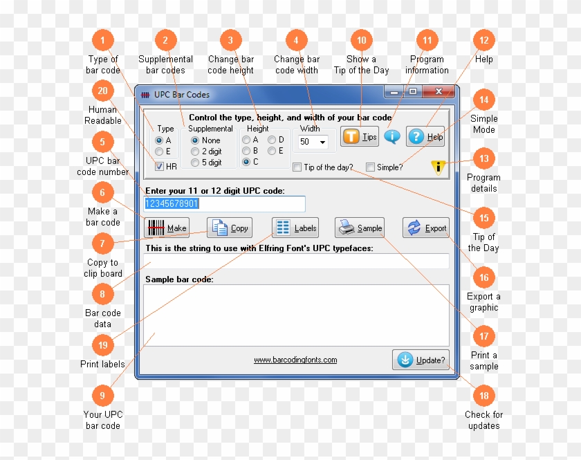 Software Utility To Make A Upc Bar Code - Upc Software Clipart #487205