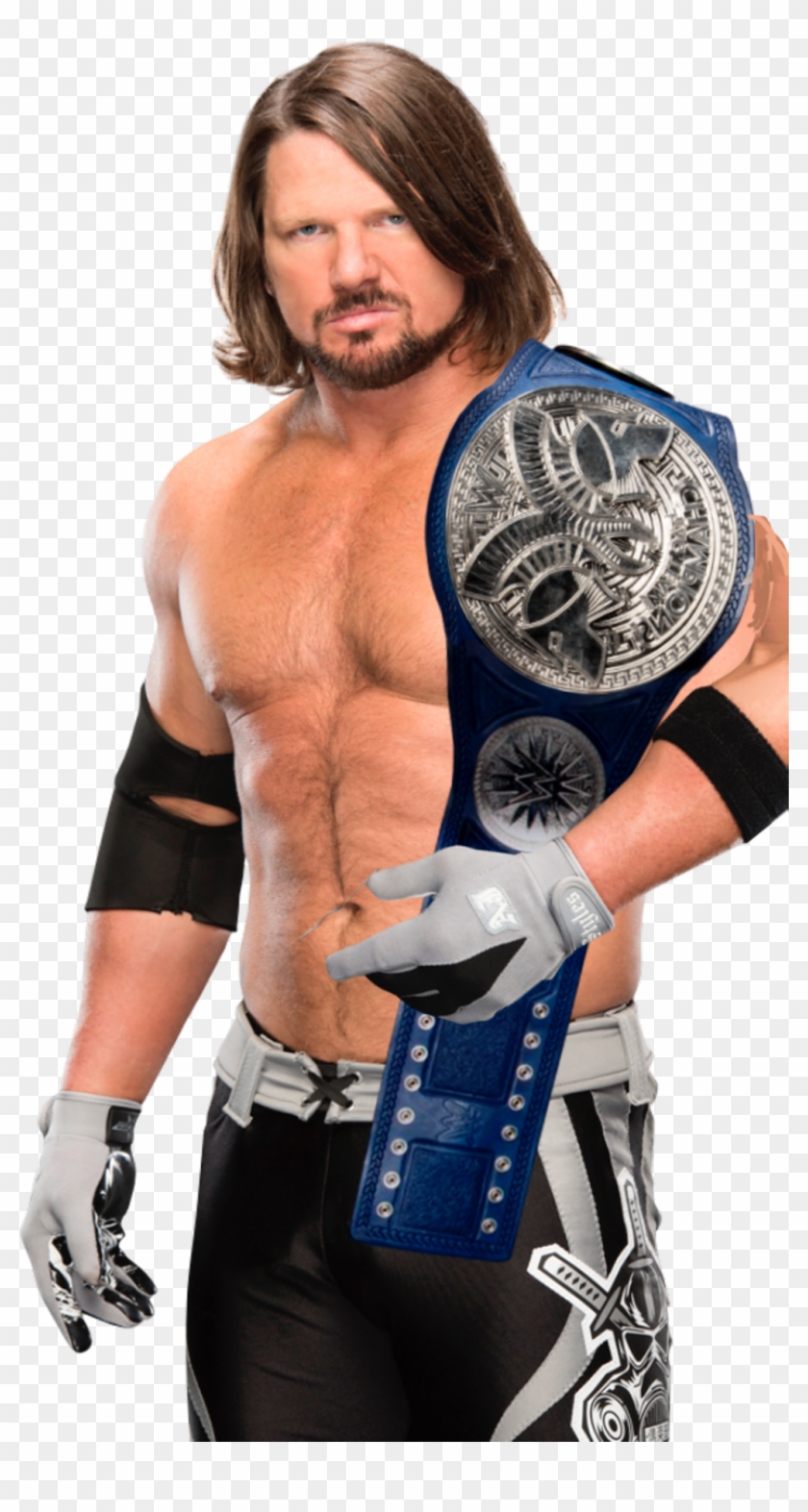 Ajstyles Image - Wwe Aj Styles United States Champion Clipart