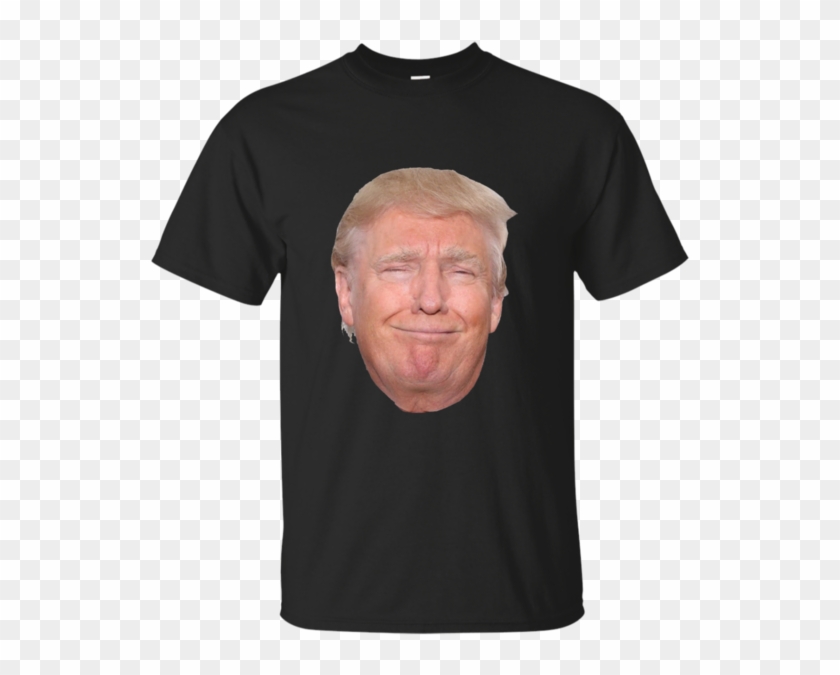 Donald Trump Head Funny Smiling Face Tshirt M/h/w - Ricks Gym Rick And Morty Clipart #487620