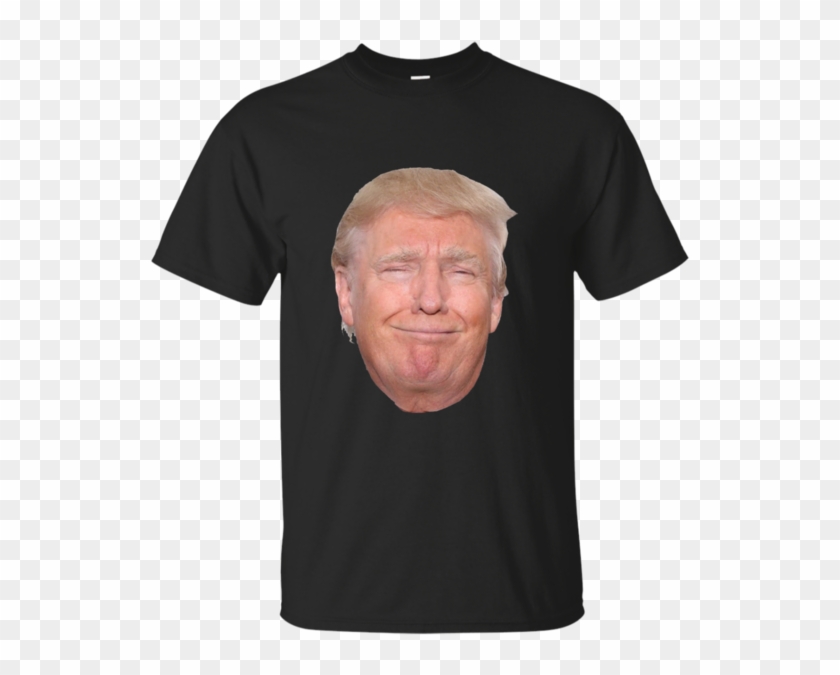 Donald Trump Head Funny Smiling Face Tshirt M/h/w - Ricks Gym Rick And Morty Clipart