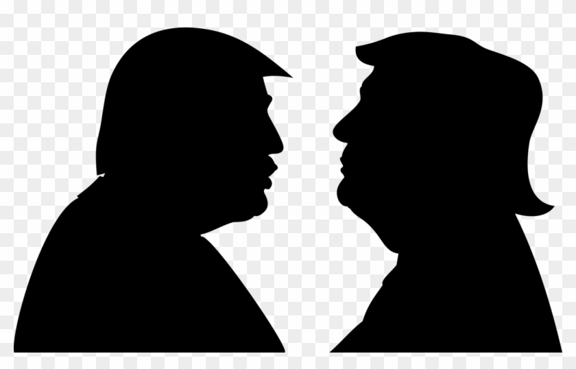 President Of The United States Silhouette Trump - Trump Silhouette Png Clipart #487760