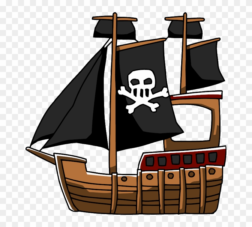 Pirate Ship Png - Pirate Ship Png Cartoon Clipart #488031