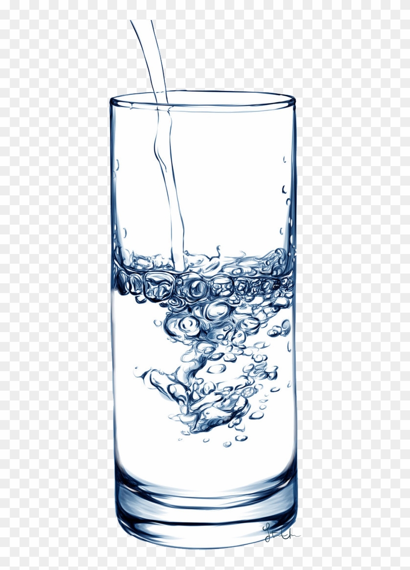 Water Cup Png Image - Water In A Cup Png Clipart