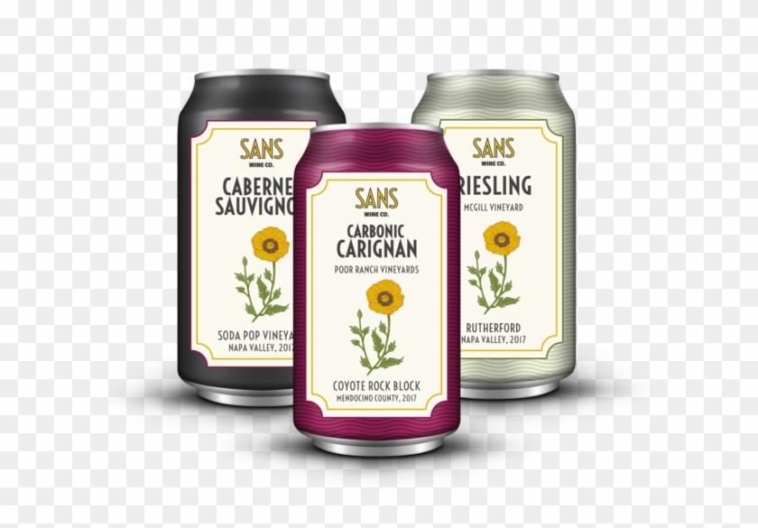 Variety Pack Of Riesling, Carbonic Carignan & Cabernet - Drink Clipart