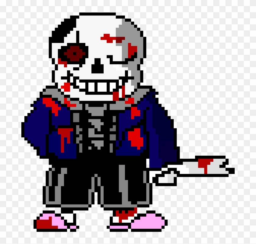 Sans - Pixel Art Undertale Beads Clipart