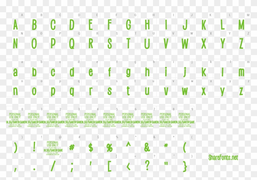 Font Saker Sans Bold Preview - Masonic Alphabet Clipart