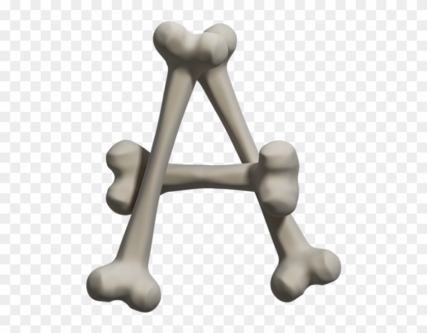 Bone Font - Transparent Handmade White Archives Fonts Clipart