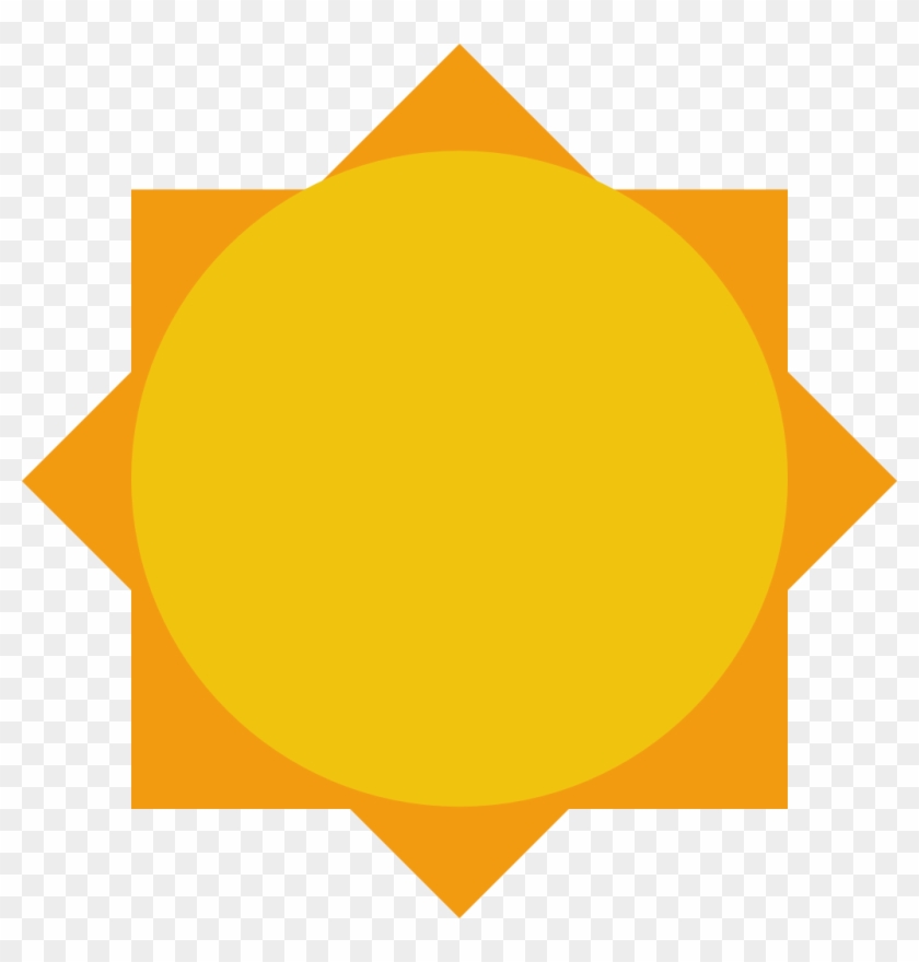Sunshine Save Icon - Sun Flat Design Png Clipart #488988