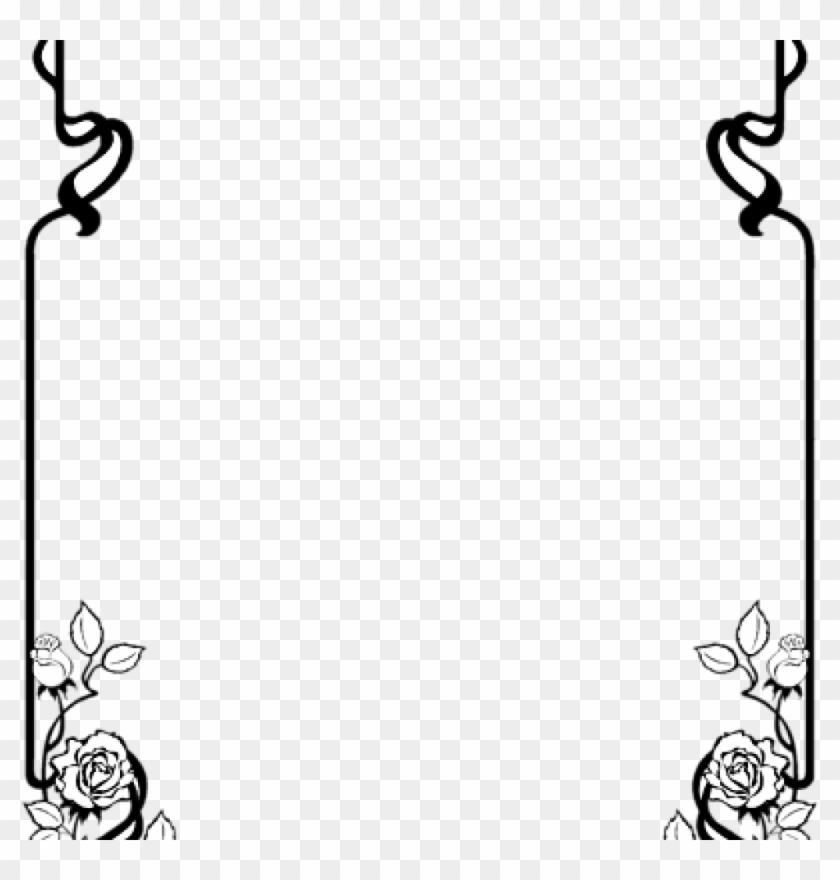 Black Border Clipart Breakfast Border Clip Art Free - Fire Scrying - Png Download #489406