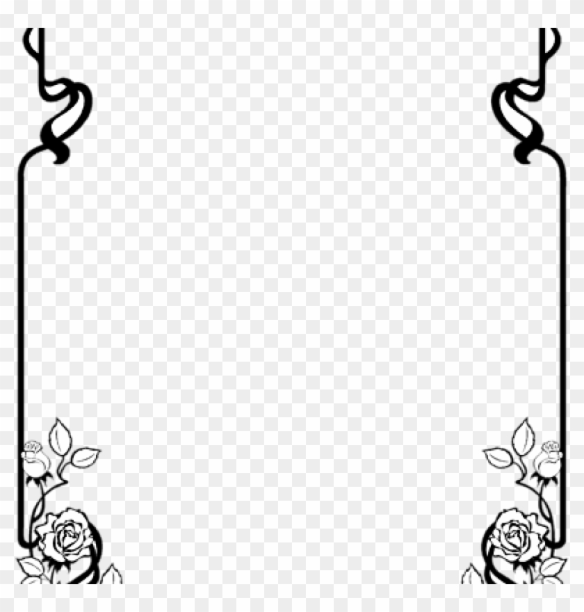 Black Border Clipart Breakfast Border Clip Art Free - Fire Scrying - Png Download