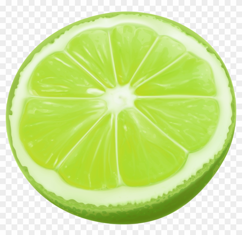 Lime Slices Png Clip Art Image - Key Lime Transparent Png #489426