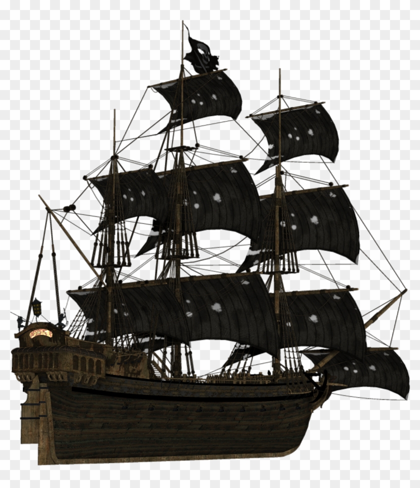 Jpg Transparent Jack Sparrow Pirates Of The Caribbean - Pirate Ship Transparent Png Clipart #489777