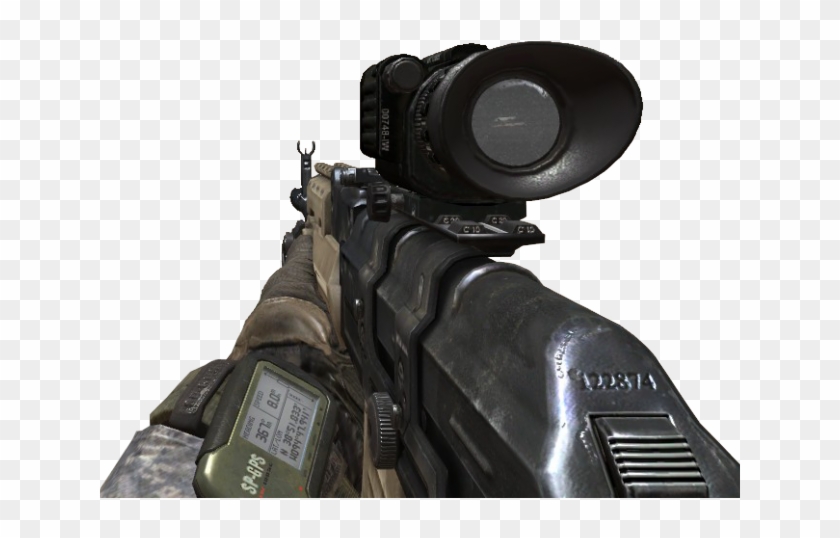 Drawn Sniper Bo3 Sniper - Modern Warfare 2 Ak 47 Thermal Clipart #489863