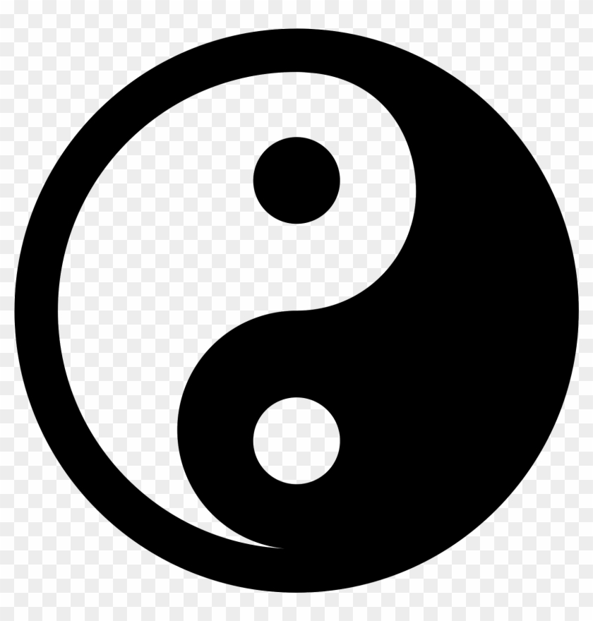 Yin Yang Logo Png - Yin Yang Icon Png Clipart #489940