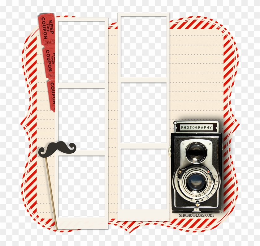 Free Photo Booth Photo Frame 148587 - Frame Photo Collage Hd Png Clipart