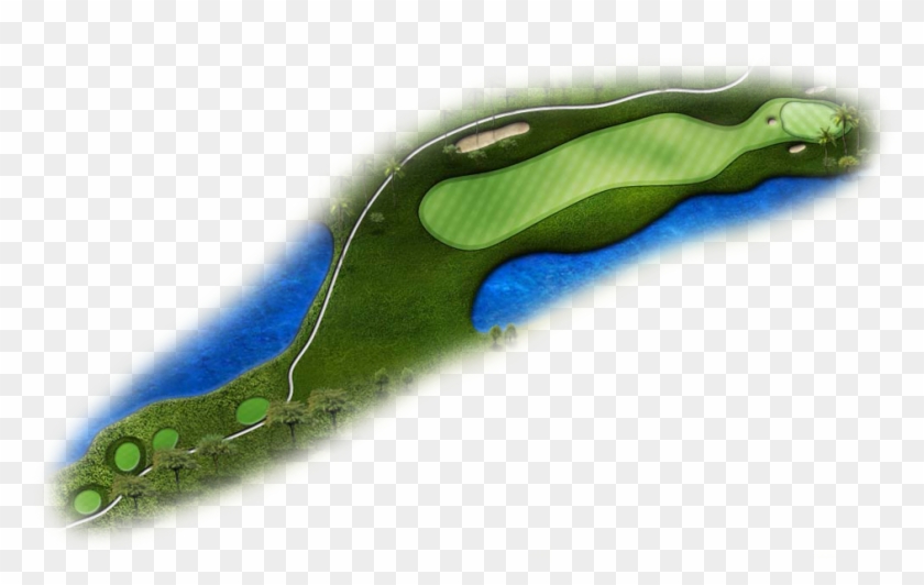 Aim Your Tee Shot To The Left Center Of The Fairway, - Grass Clipart #4800697