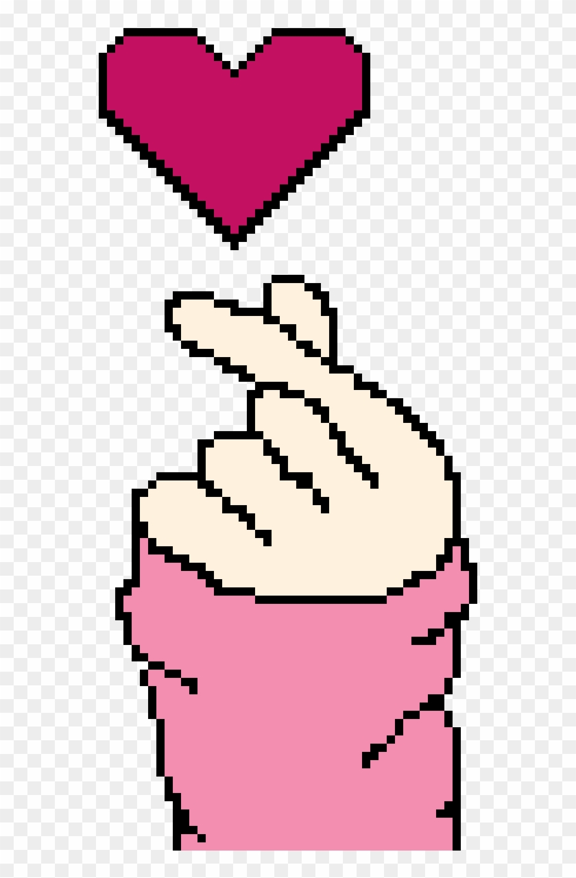 Finger Heart By Puchata , Png Download - Cartoon Clipart #4801017