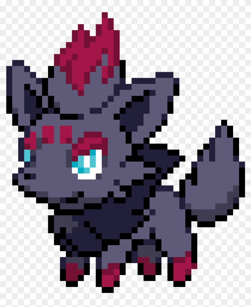 Pixel Art Pokemon Zorua , Png Download - Pixel Art Pokemon Clipart #4801084