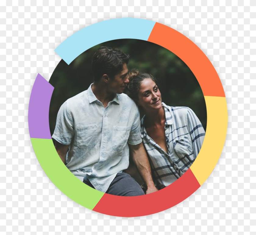 We're Chris And Paige Curtis - Circle Clipart #4801086