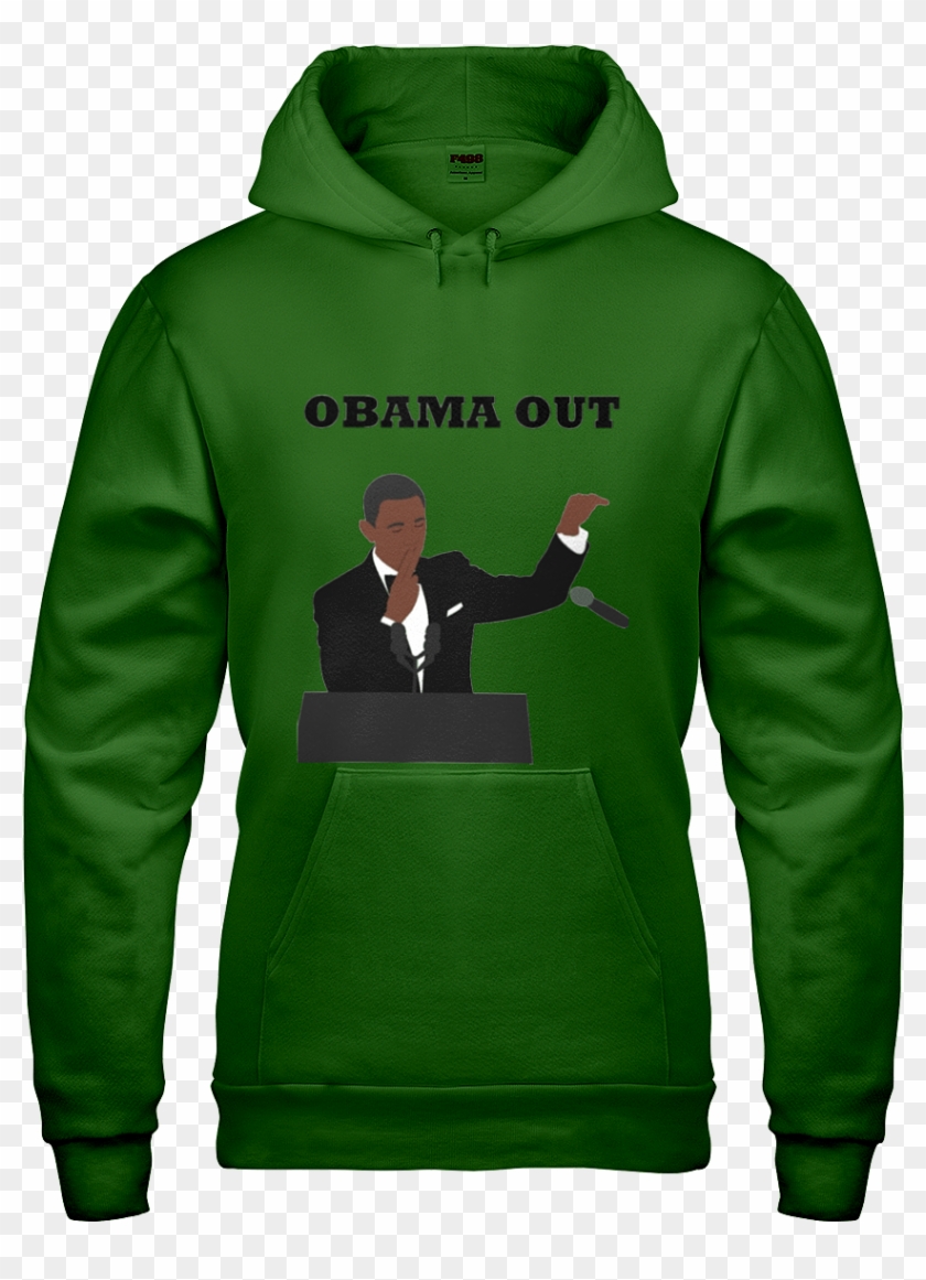 Download "obama Out" Mic Drop Hoodie Sweatshirt Clipart Png Download