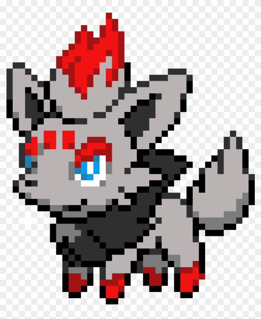 Zorua - Pokemon Zorua Pixel Art Clipart