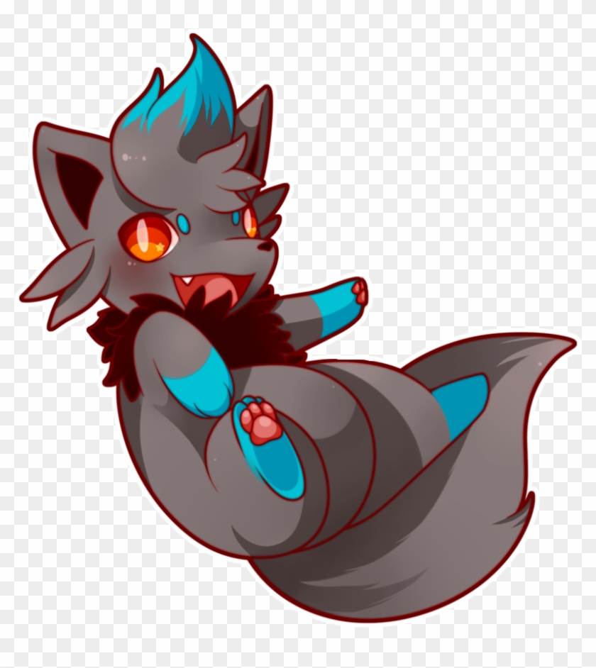 Pokemon Shinypokemon Zorua Freetoedit - Cute Shiny Zorua Clipart #4801437